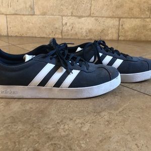 adidas Shoes - Men’s navy adidas with 3 white stripes adidas Shoes - Men’s navy adidas with 3 white stripes